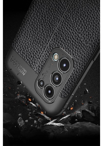 Reno 5 Kılıf Auto Focus Kapak - Siyah Svlrs modelleri