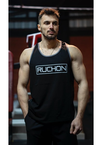 Tank Top Athlete - Ruchon Wear Erkek Rahat Fit Sporcu Atlet - Fitness & Antrenman Giyim - %100 Pamuklu Kumaş