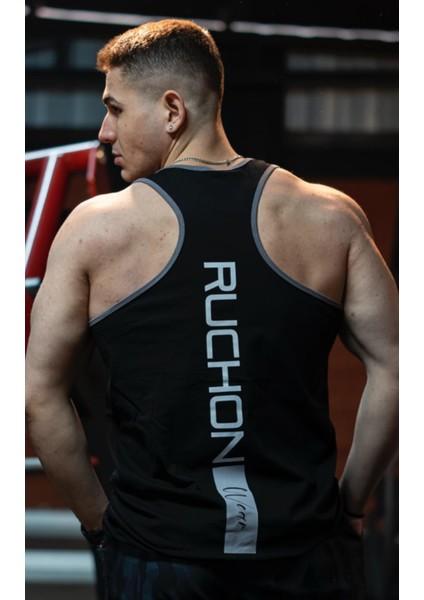 Tank Top Athlete - Ruchon Wear Erkek Rahat Fit Sporcu Atlet - Fitness & Antrenman Giyim - %100 Pamuklu Kumaş fiyatları