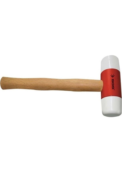 -732 Plastik Tokmak 40MM Değişebilir Başlı Ahşap Saplı