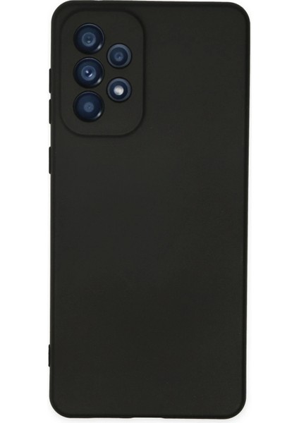 Samsung Galaxy A23 4g Kılıf Nano Içi Kadife Silikon - Siyah Svlrs