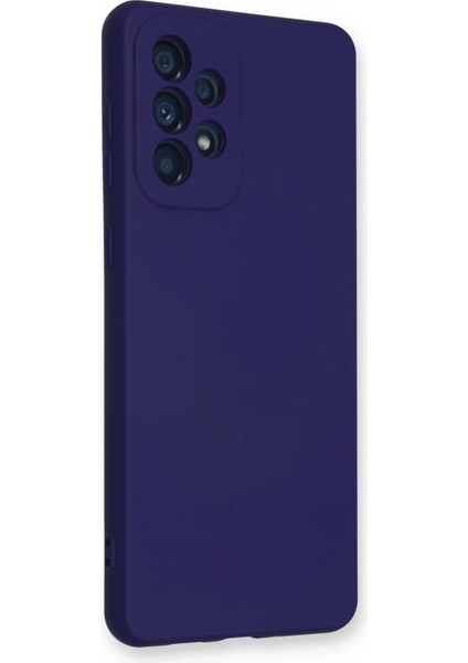 Samsung Galaxy A73 5g Kılıf Nano Içi Kadife Silikon - Mor Svlrs fiyatları