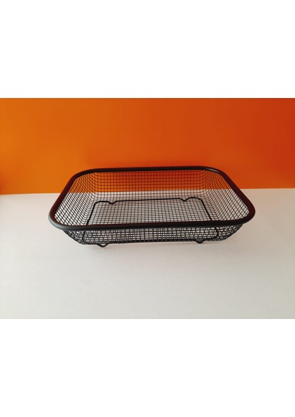 Sebze Meyve Yıkamak Için Paslanmaz Çelik Süzgeç 22cm X 30cm Meyve Sunum Ikram Tepsisi