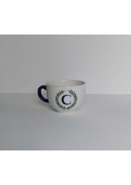 El Yapımı Seramik Fincan, Zarif ve Şık Tasarım, Beyaz Renk, El Işçiliği Güzelliği