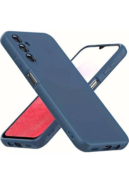 Samsung Galaxy A34 5g Kılıf First Silikon - Lacivert Svlrs