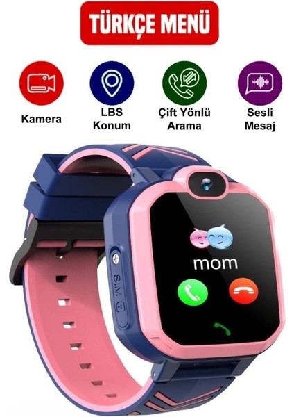 Renkli Sim Kartlı Akıllı Çocuk Saati, Güvenli ve Eğlenceli Takip Sağlar