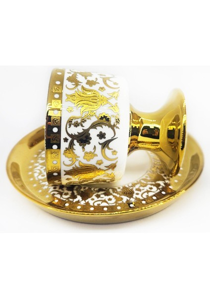 Şık Metalik Tek Kişilik Kahve Fincanı, Zarif ve Kullanışlı Tasarım modelleri