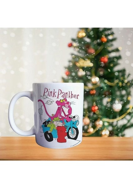 Pembe Panter - Pink Panter Çizgi Karakter Porselen Kupa