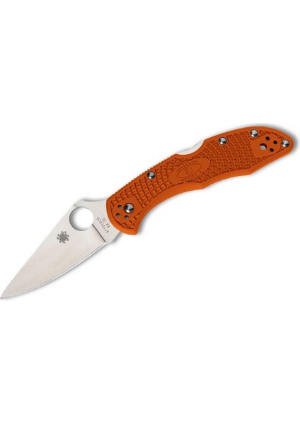 Delica 4 Orange Lightweight Flat Ground Plainedge Çakı