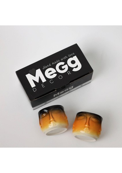 Iki Adet Şık Beyaz Kahve Fincanı Takımı, Zarif ve Kullanışlı Tasarım modelleri