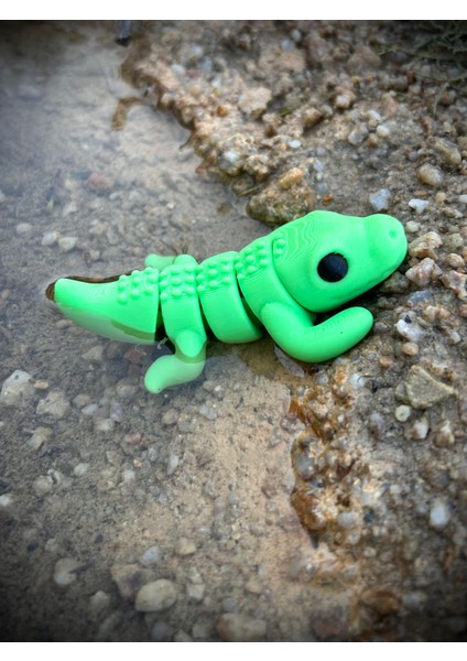 Timsah Oyuncak - Bataklıkların Güçlü Lideri! 🐊🌿✨3d Hareketli Organik Model- Orta Boy fırsatları