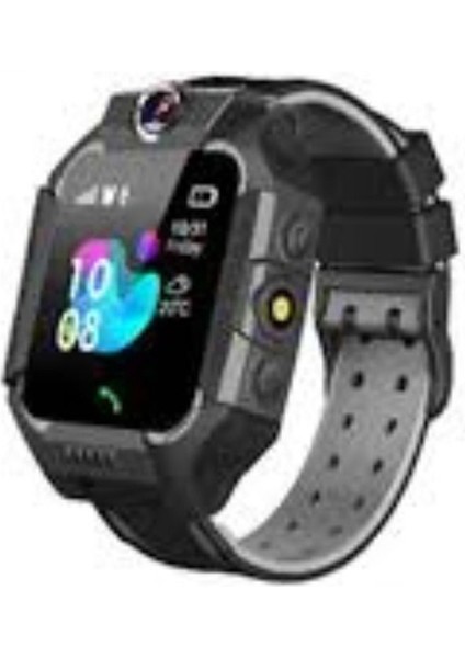 Konum Takipli, Sos Acil Arama, Imei Kayıtlı, Sim Kartlı Akıllı Çocuk Saati Siyah