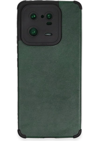 Xiaomi Mi 13 Pro Kılıf Loop Deri Silikon - Yeşil Svlrs