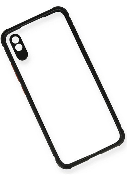 Xiaomi Redmi 9A Kılıf Miami Şeffaf Silikon - Siyah Svlrs modelleri