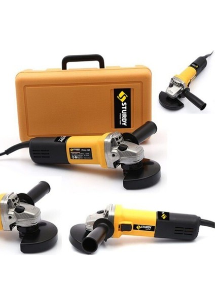 1300W Profesyonel Taşlama Makinesi 125MM, Yüksek Performans ve Dayanıklılık