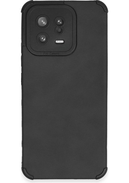 Xiaomi Mi 13 Kılıf Loop Deri Silikon - Siyah Svlrs
