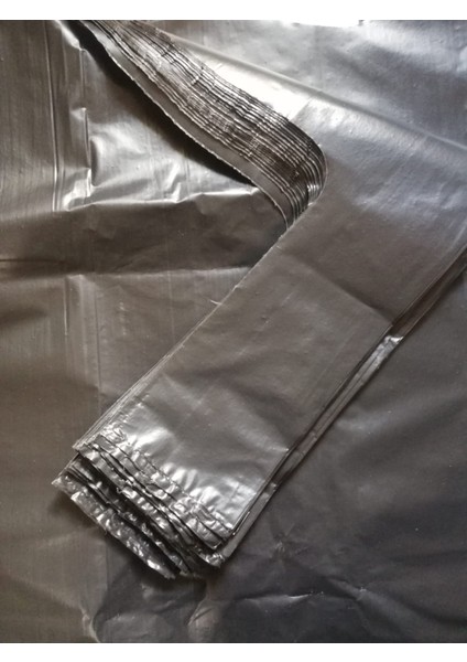 Ekstra Kalın Siyah Poşet 40X75 cm 5 kg Dayanıklı Atlet Poşet Dökme Siyah Battal Boy Çöp Poşeti
