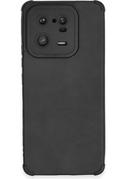 Xiaomi Mi 13 Pro Kılıf Loop Deri Silikon - Siyah Svlrs