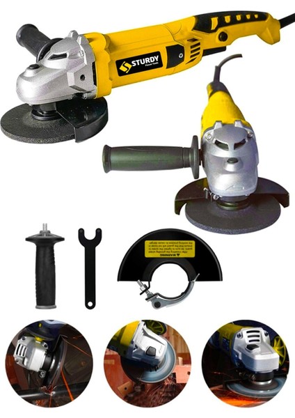 4200W Spiral Taşlama ve Kesme Makinesi, Bakır Sargı, Hafif ve Kullanışlı