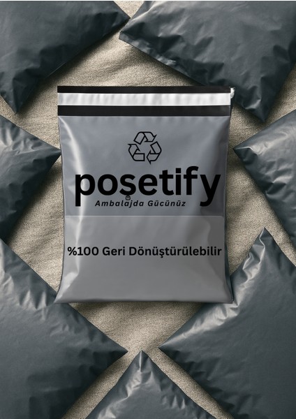 Gri Cepli Kargo Poşeti 24X30+5 cm 25 Adet E-Ticaret Poşeti | Yapışkan Bantlı Gönderi Zarfı modelleri