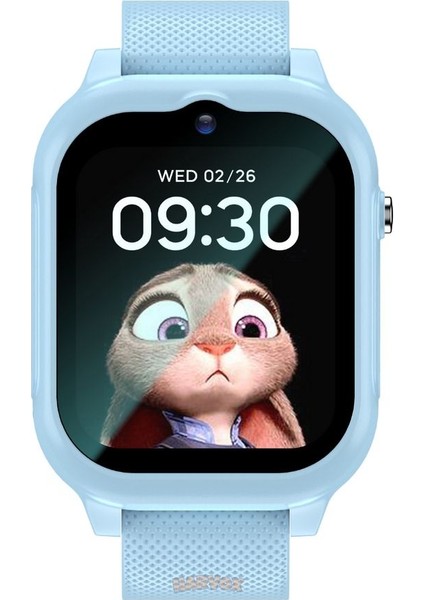 Mavi Renkli 4g Çocuk Akıllı Saat, Güvenli ve Eğlenceli Kullanım