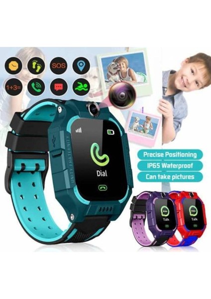 Yeşil Çocuk Akıllı Saat, Konum Takip,, Lbs ve Sos Özellikli modelleri