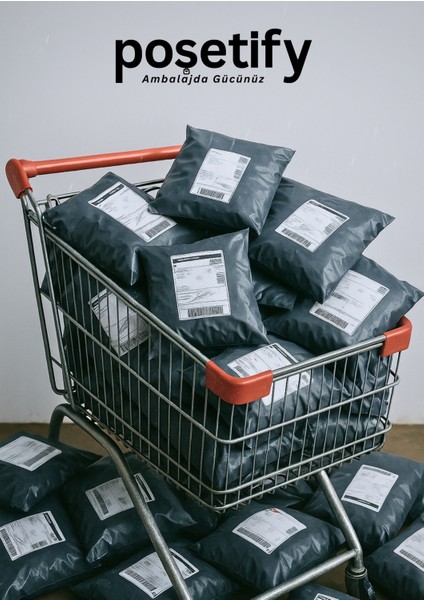 Gri Cepli Kargo Poşeti 24X30+5 cm 500 Adet E-Ticaret Poşeti | Yapışkan Bantlı Gönderi Zarfı fırsatları