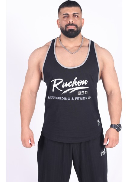 Tank Top Athlet - Bb&fc Erkek Rahat Fit Sporcu Atlet - Fitness & Antrenman Giyim - %100 Pamuklu Kumaş