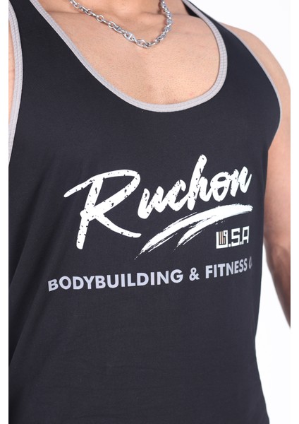 Tank Top Athlet - Bb&fc Erkek Rahat Fit Sporcu Atlet - Fitness & Antrenman Giyim - %100 Pamuklu Kumaş indirimleri