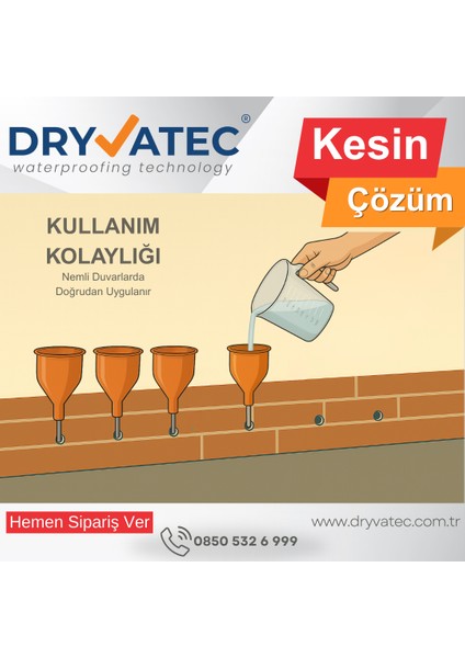 Dampstop Nem ve Rutubet Enjeksiyon 5 L – Kendi Başına Nem Yalıtımı Yapmak Isteyenler Için indirimleri