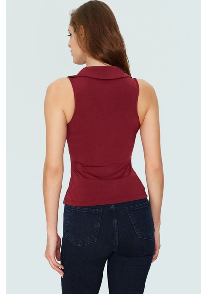 Nefes Alan Örme Bluz Polo Yaka Fitted Yaz Koleksiyonu Rahat ve Şık Günlük Kullanım Için modelleri