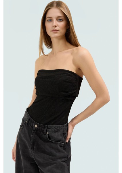 Rahat Yazlık Polyester Bluz Straplez Triko Örme Uzun Ömürlü Modern Stil Konforlu Kesim fiyatları