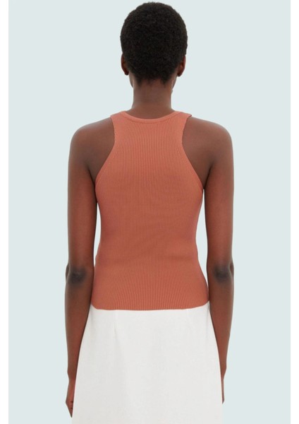 Şık Viskoz Bluz Fitted Bisiklet Yaka Kolsuz Yaz Koleksiyonu Günlük Kullanım Rahat ve fiyatları