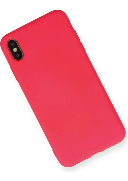 Iphone Xs Max Kılıf Nano Içi Kadife Silikon - Koyu Pembe Svlrs fiyatları