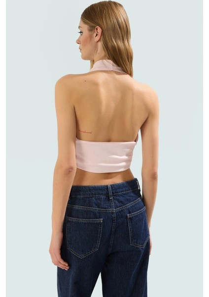 Yazlık Kolsuz Örme Bluz Fitted Boyundan Bağlamalı Rahat ve Şık Kaliteli Işçilik modelleri