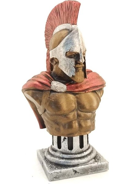 Sparta Savaşçı Büst Figür – 24 cm