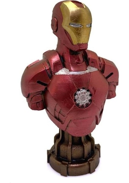 Zırhlı Kahraman Büst Figür 12 cm