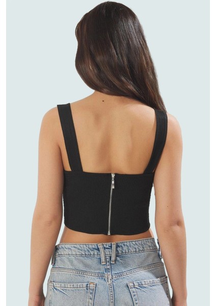 Ajurlu Detaylı Crop Triko Bluz Günlük Stil Yazlık Trend Tasarım Özel Yüksek Kalite modelleri