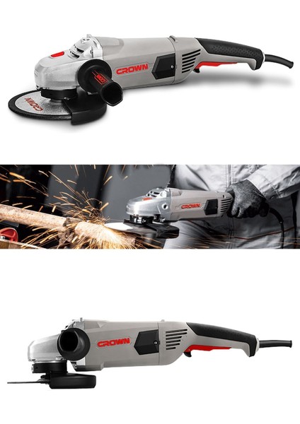 2200W 180MM Profesyonel Metal Dişli Elektrikli Taşlama Makinesi