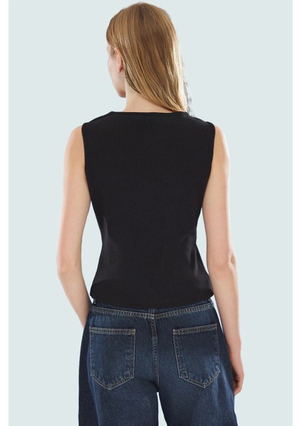 97 Pamuk 3 Elastan Kaşkorse Bluz Fitted Crop Bisiklet Yaka Günlük Özenle Seçilmiş modelleri