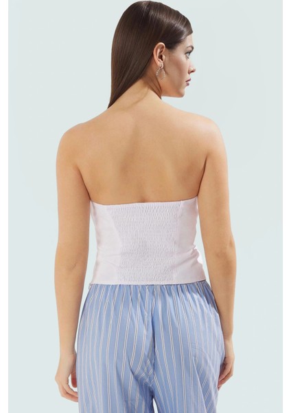 Rahat ve Şık Kolsuz Bluz Pamuklu Dokuma Fitted Günlük Trend Tasarım Özel modelleri