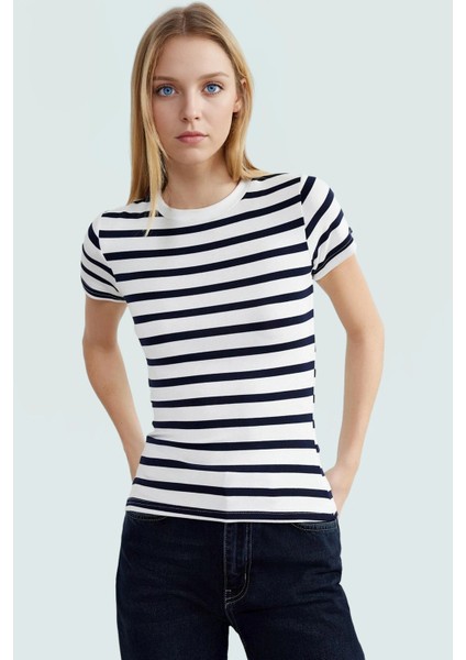 Rahat Günlük Stil Fitted Bluz Vücut Oturan Pamuklu Viskoz Ribana Modern Premium Kalite fiyatları