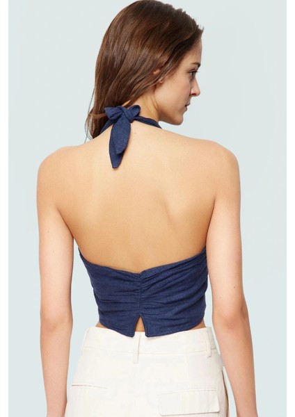 Renk Keten Karışımlı Kolsuz Crop Bluz Yazlık ve Şık Premium Kalite Konforlu Kesim modelleri