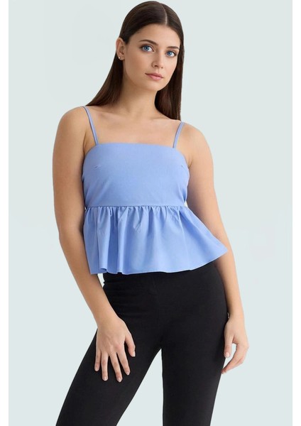 Rahat ve Şık Dacron Crop Bluz Günlük Kombinler Için Görünüm Mükemmel Uyum Trend Tasarım modelleri