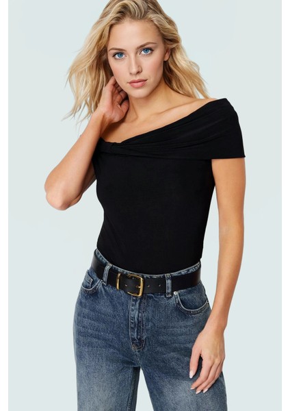 Vücuda Oturan Kısa Kollu Bluz Polyester Karışımlı Yazlık Konforlu Kesim fiyatları