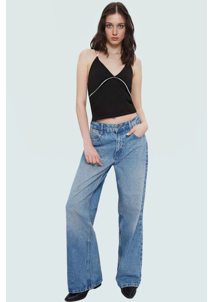 Rahat Yazlık Bluz Renk Likralı Penye Havuz Yaka Ince Askılı Konforlu Kesim fiyatları