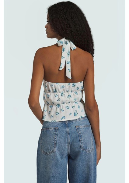 Kolsuz Fitted Örme Bluz %97 Polyester Yazlık Günlük Tarz Kullanım Için Trend Tasarım modelleri