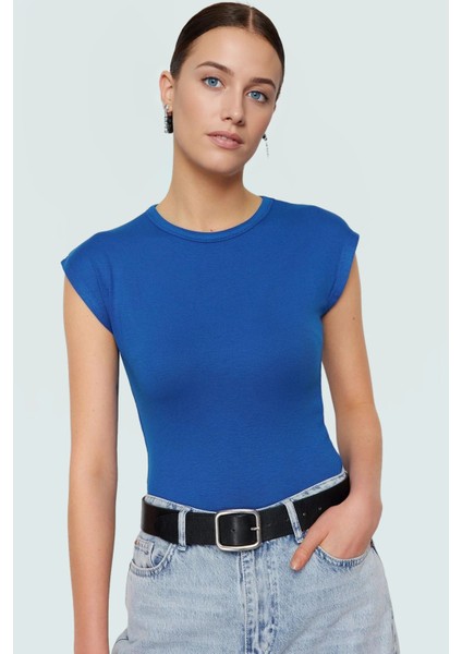 Yazlık Kolsuz Fitted Bluz %98 Viskoz %2 Elastan Nefes Alan Kumaş Günlük Kullanım Için