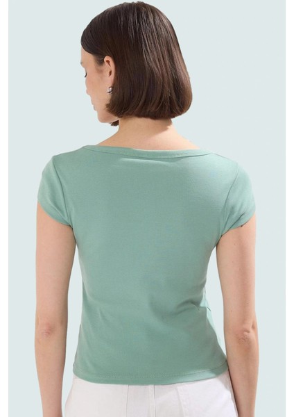 Vücuda Oturan Pamuklu Ribana Bluz Şık ve Rahat Yazlık Uzun Ömürlü Kullanım Trend Tasarım modelleri