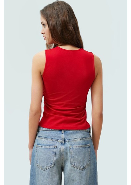 Kadın Yazlık Kolsuz Bluz Pamuklu Rahat Kare Yaka Premium Kalite Modern Stil modelleri